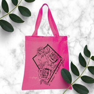 I am Enough Reusable Canvas Tote - Hot Pink